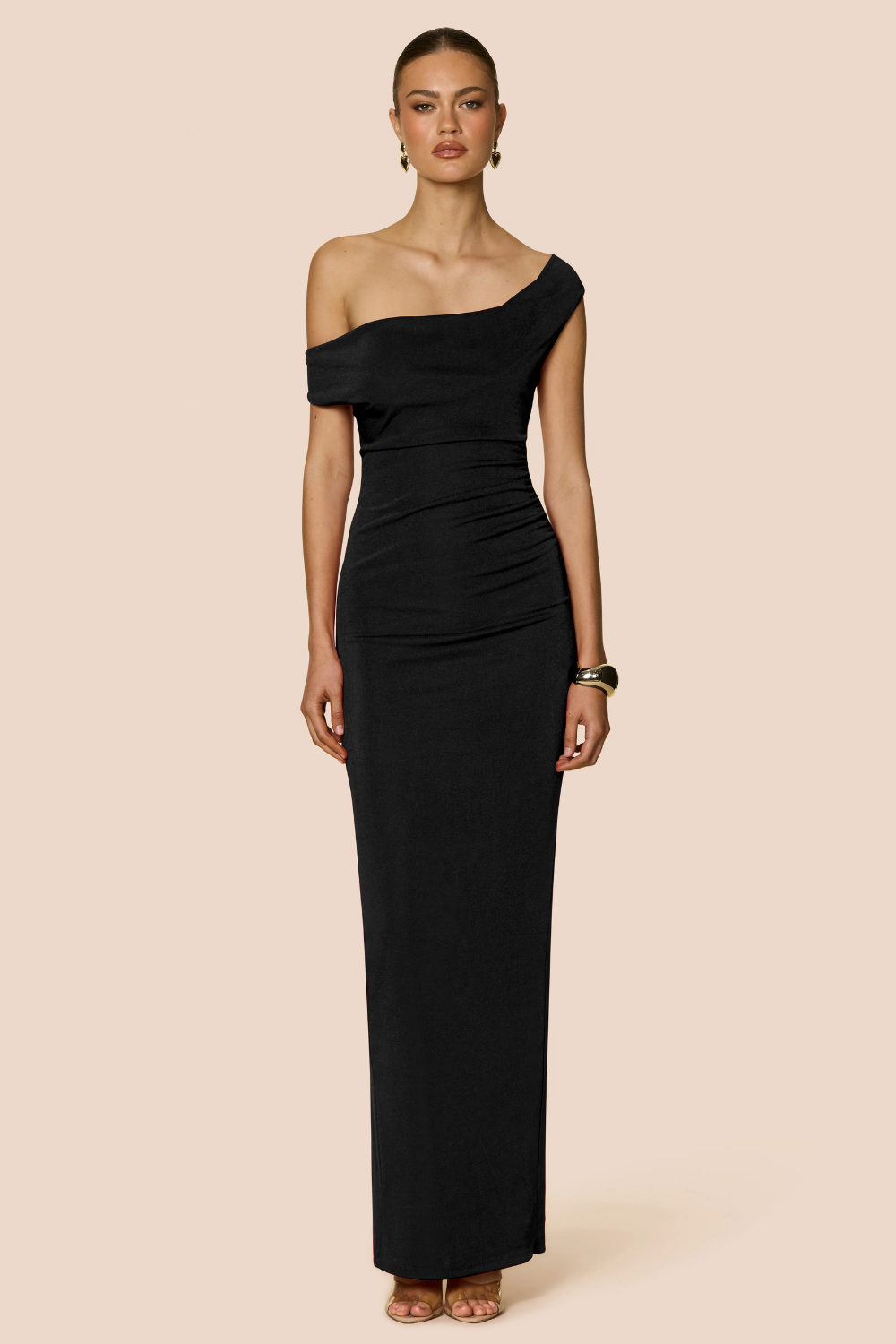 CRUSH DRAPE GOWN